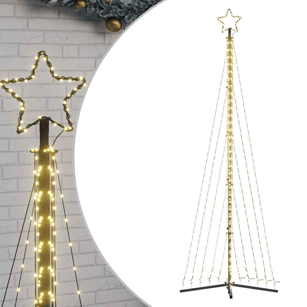 LED Christmas Tree 495 LEDs Warm White 302 cm