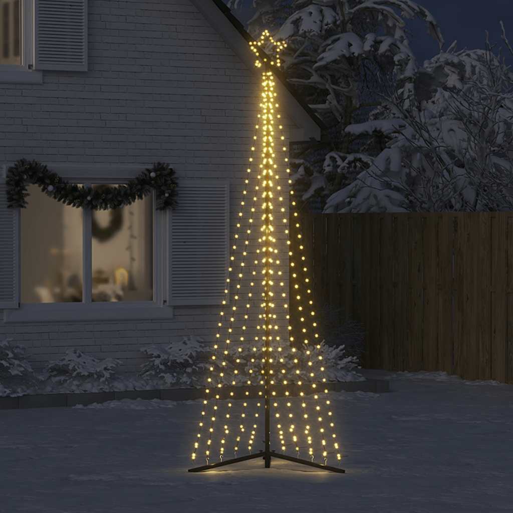 LED Christmas Tree 495 LEDs Warm White 302 cm