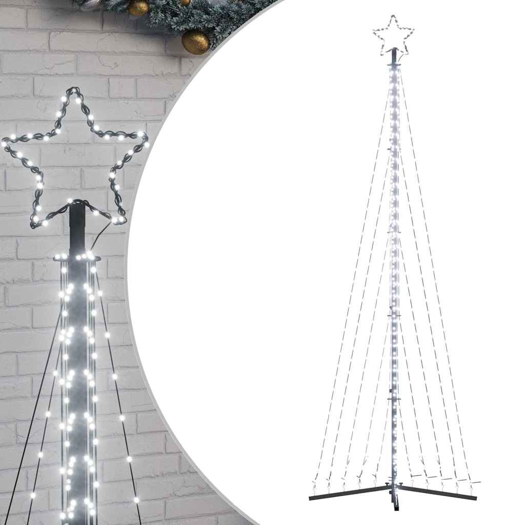 Christmas Tree Light 495 LEDs Cold White 302 cm