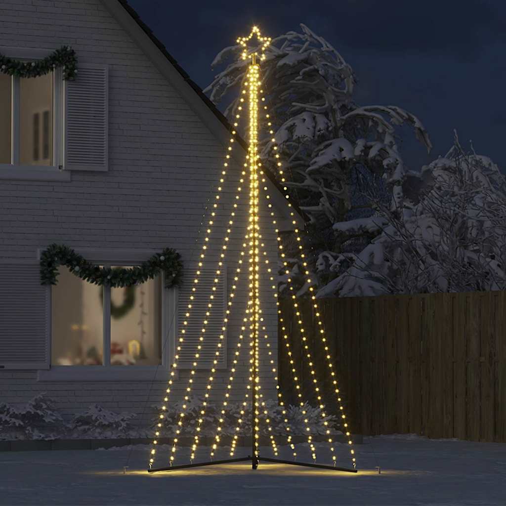 LED Christmas Tree 570 LEDs Warm White 404.5 cm
