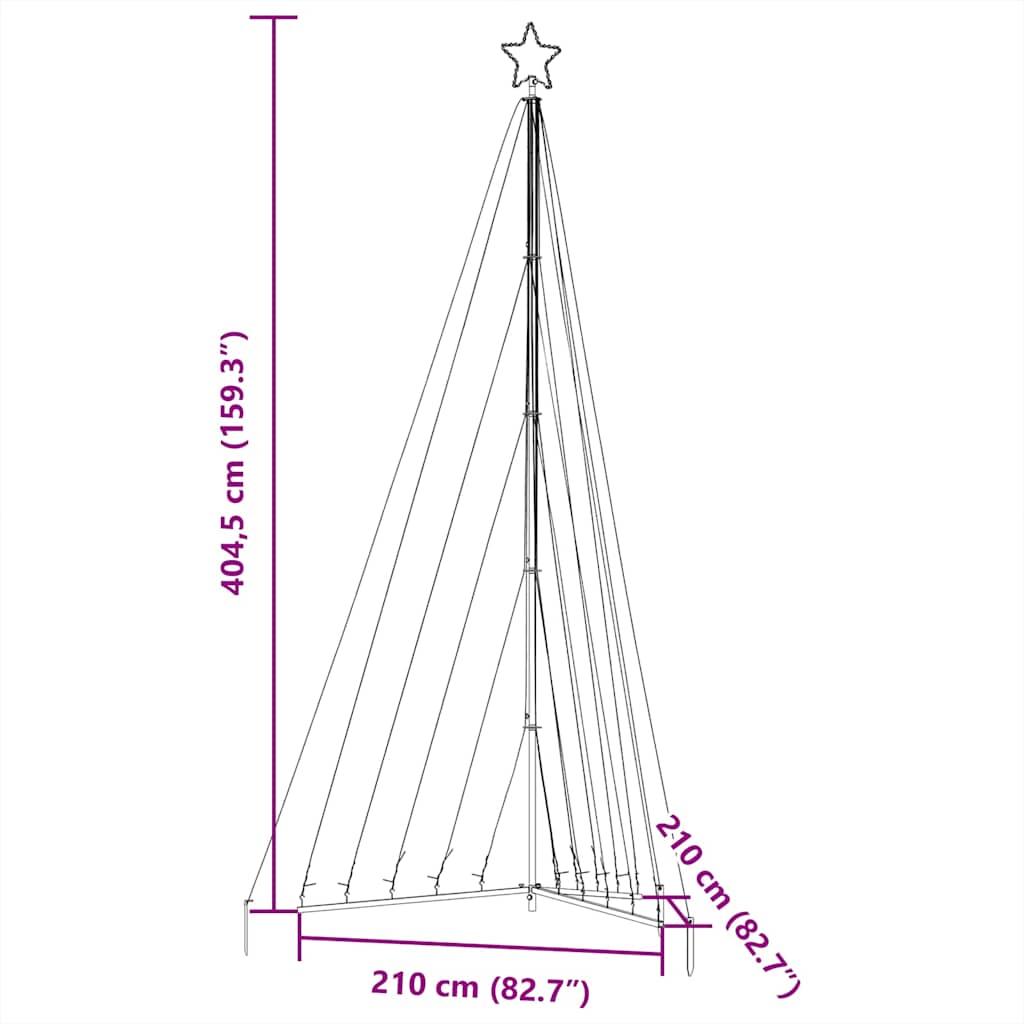 Christmas Tree Light 570 LEDs Warm White 404,5 cm