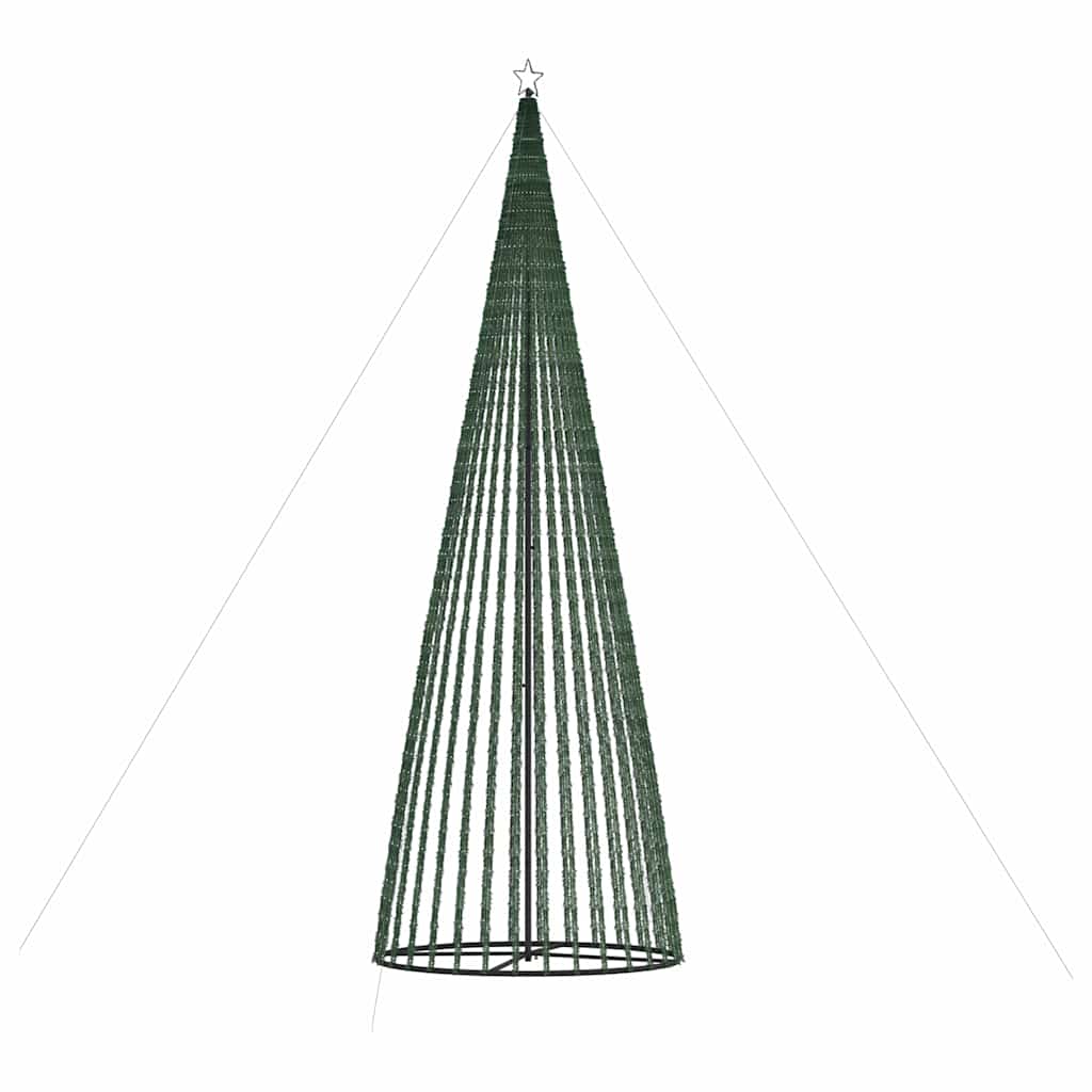 LED Christmas Tree 1544 LEDs Cold White 500 cm