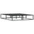 Bed Frame without Mattress Black 153x203 cm Queen Metal