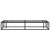 Bed Frame without Mattress Black 153x203 cm Queen Metal