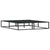 Bed Frame without Mattress Black 153x203 cm Queen Metal