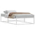 Bed Frame without Mattress White 92x187 cm Single Metal