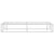 Bed Frame without Mattress White 153x203 cm Queen Metal