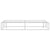 Bed Frame without Mattress White 183x203 cm King Metal