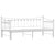 Daybed with Trundle without Mattress White 92x187 cm Single Metal