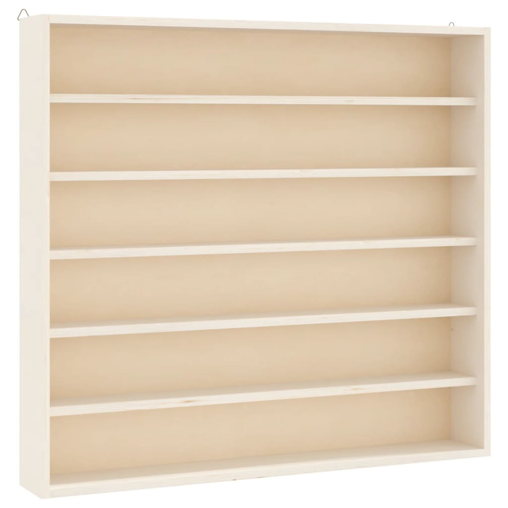 Wooden Collector's Display Case with 6 Shelves 60x8,5x55cm