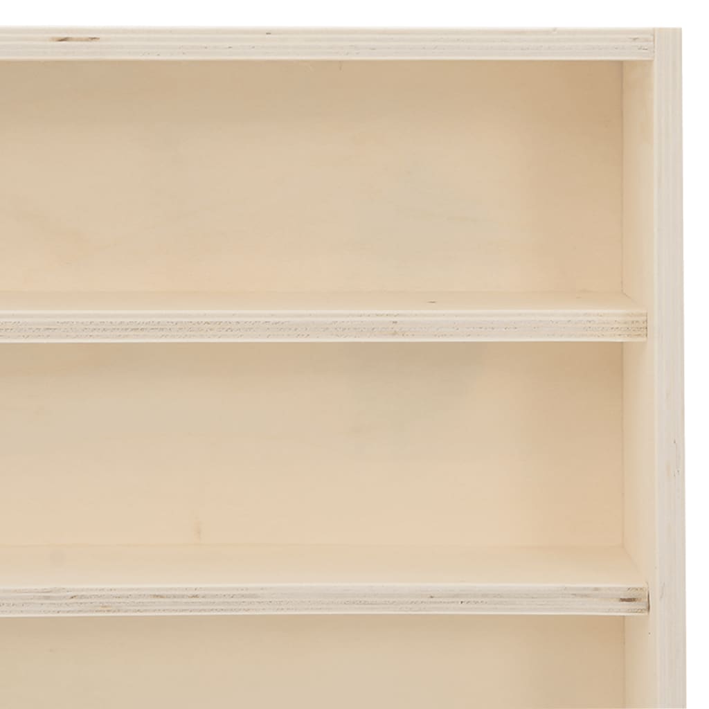 Wooden Collector's Display Case with 6 Shelves 60x8,5x55cm