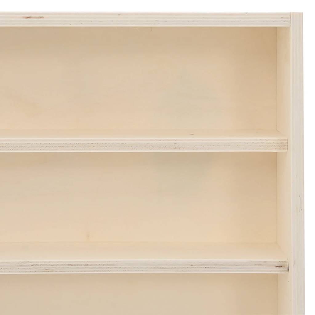 Wooden Collector's Display Case with 6 Shelves 100x8,5x55cm