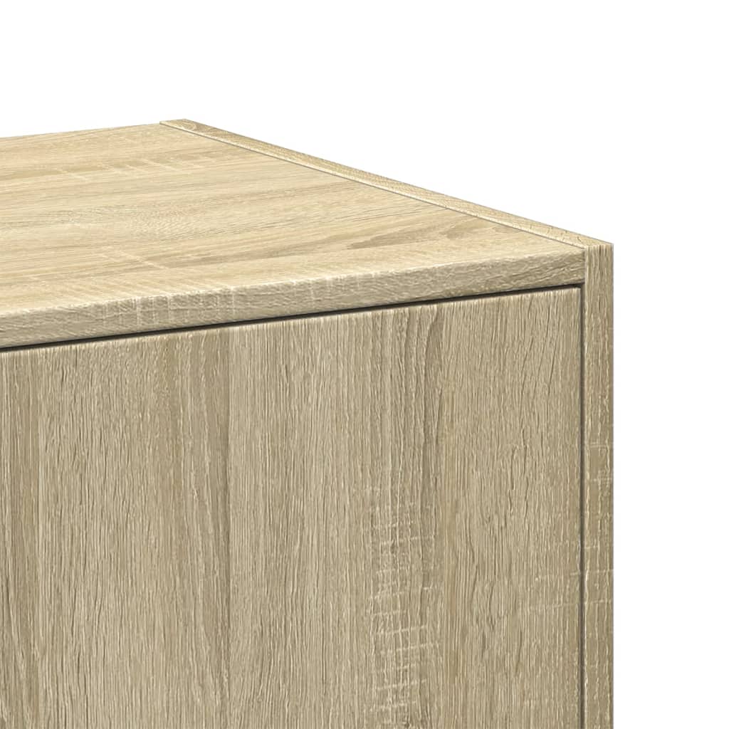 Apothecary Cabinet Sonoma Oak 30x41x174.5 cm Engineered Wood