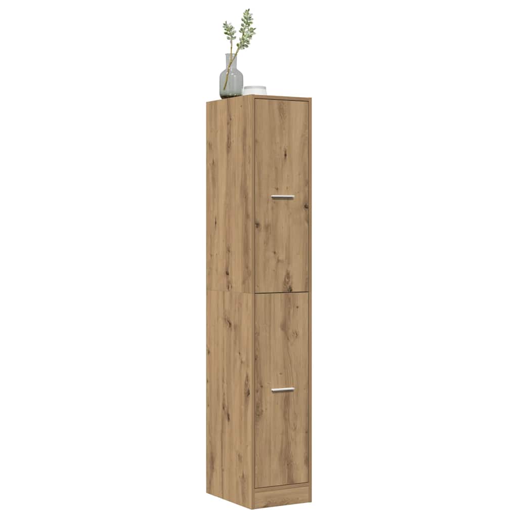Apothecary Cabinet Artisian Oak 30x41x174.5 cm Engineered Wood