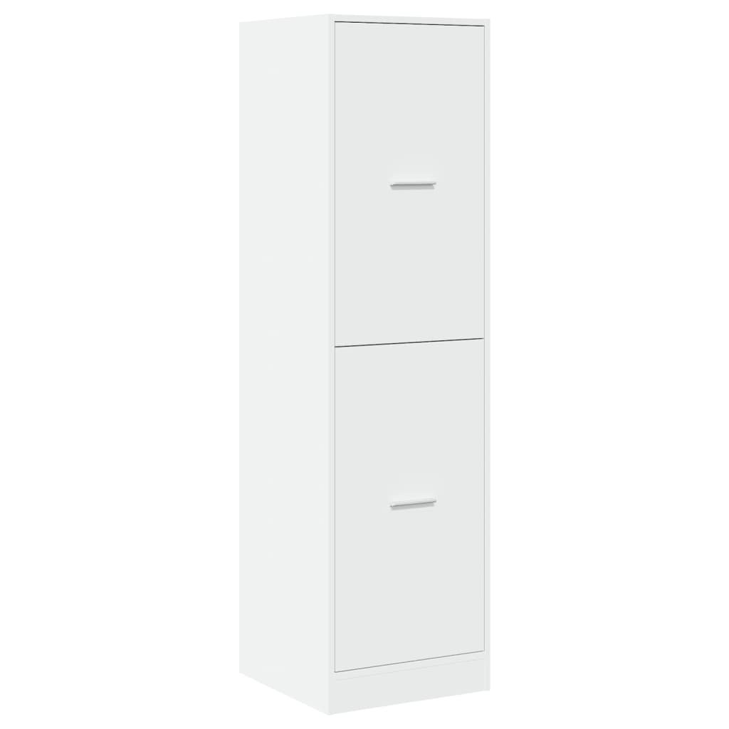 Apothecary Cabinet White 40x41x144.5 cm Engineered Wood