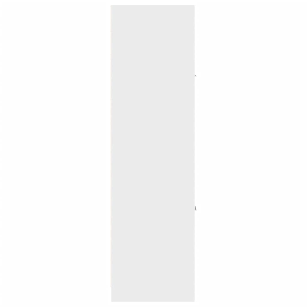 Apothecary Cabinet White 40x41x144.5 cm Engineered Wood