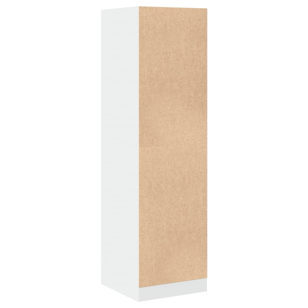 Apothecary Cabinet White 40x41x144.5 cm Engineered Wood
