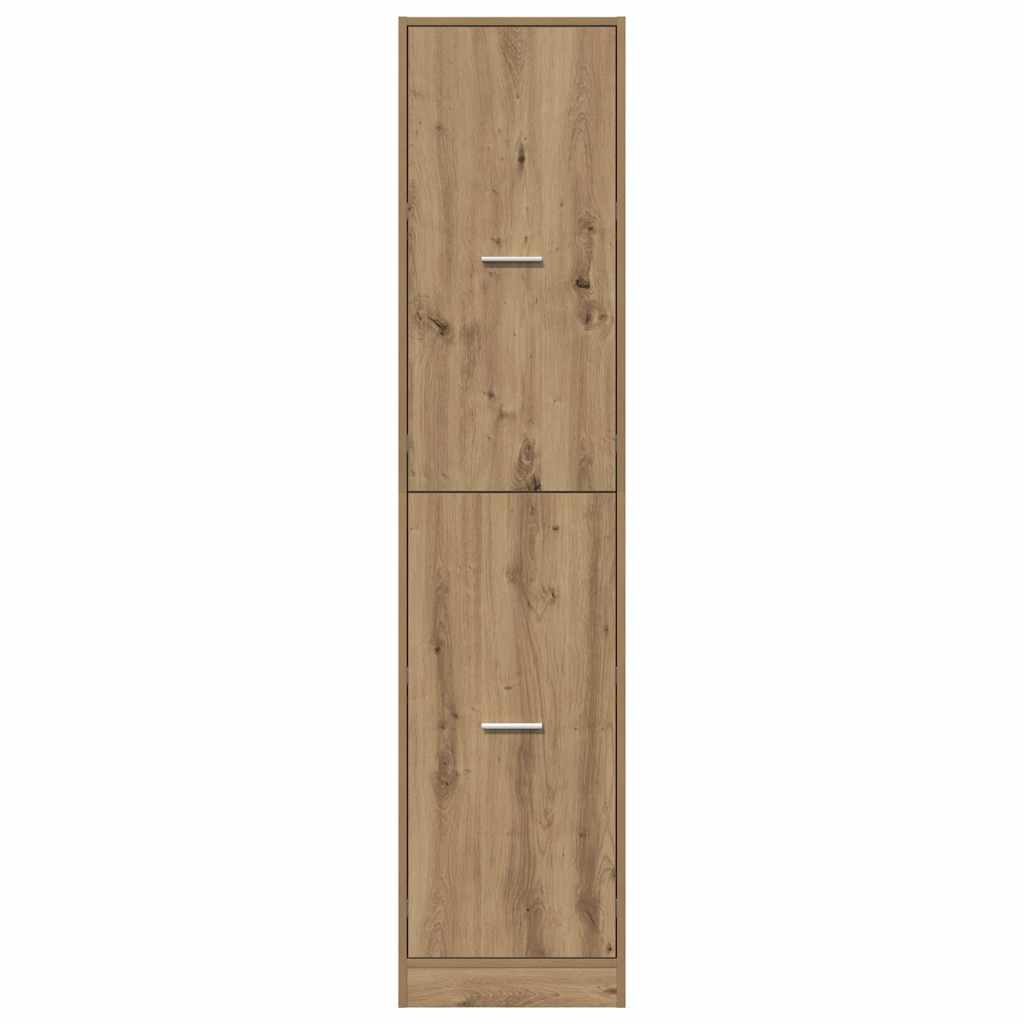 Apothecary Cabinet Artisian Oak 40x41x174.5 cm Engineered Wood