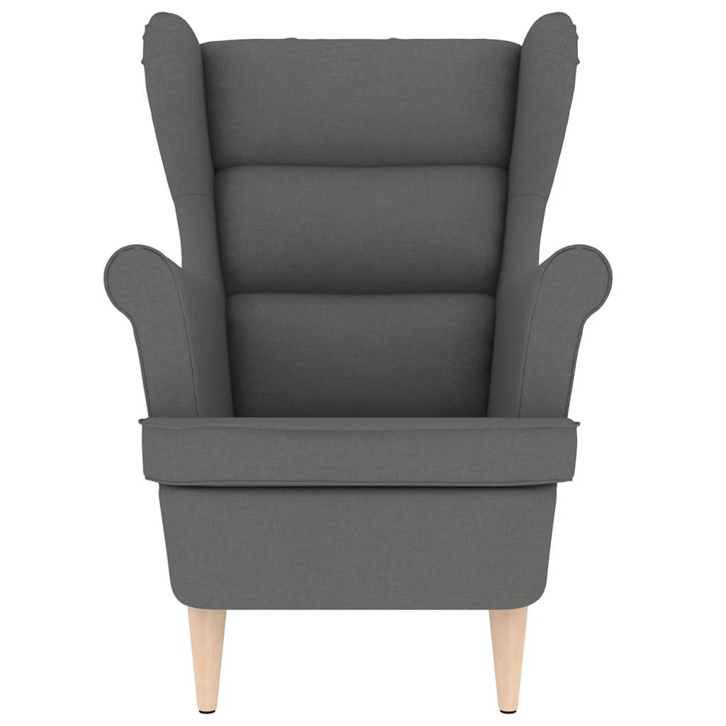 Armchair Dark Grey 74x84x100 cm Fabric