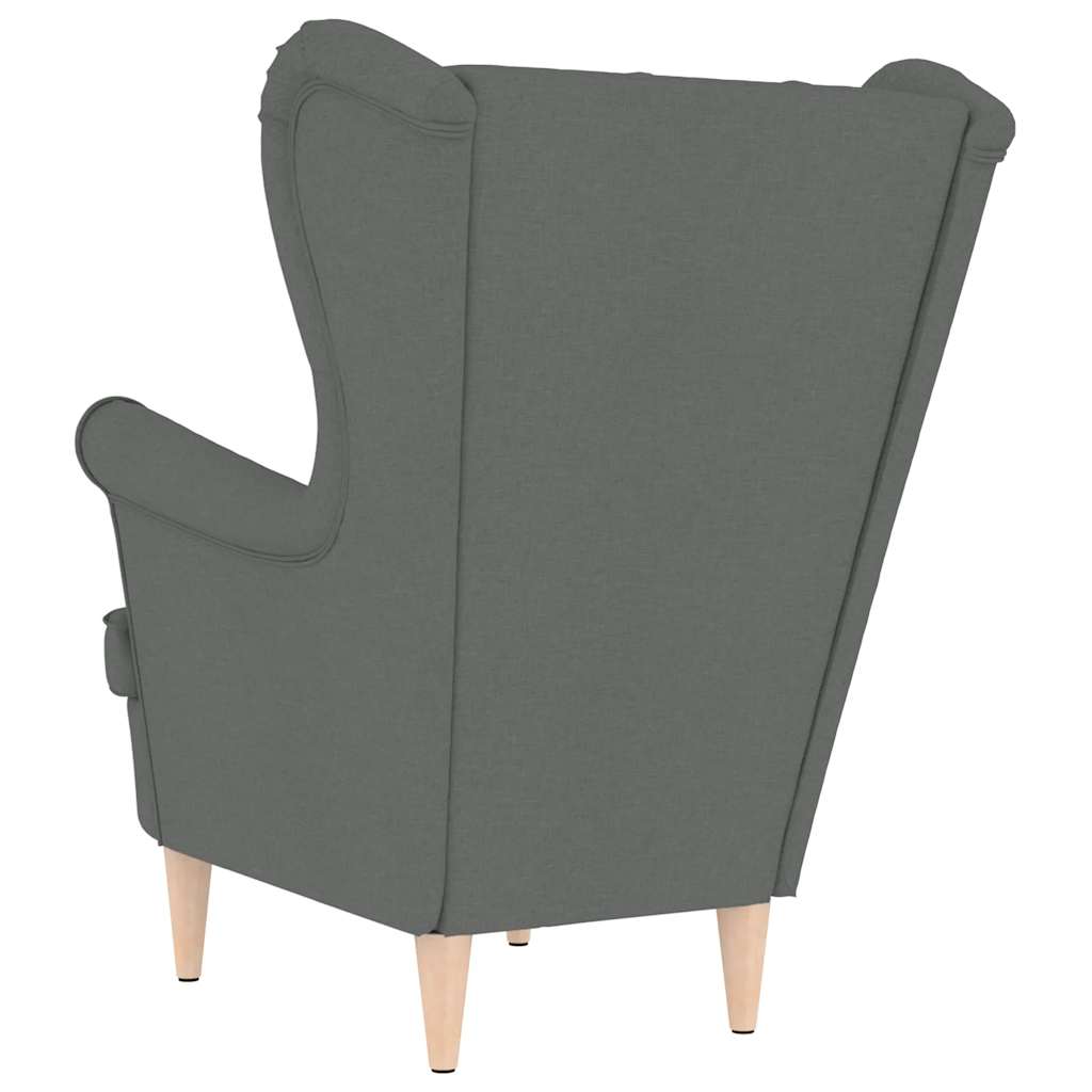 Armchair Dark Grey 74x84x100 cm Fabric