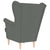 Armchair Dark Grey 74x84x100 cm Fabric