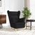 Armchair Black 74x84x100 cm Fabric