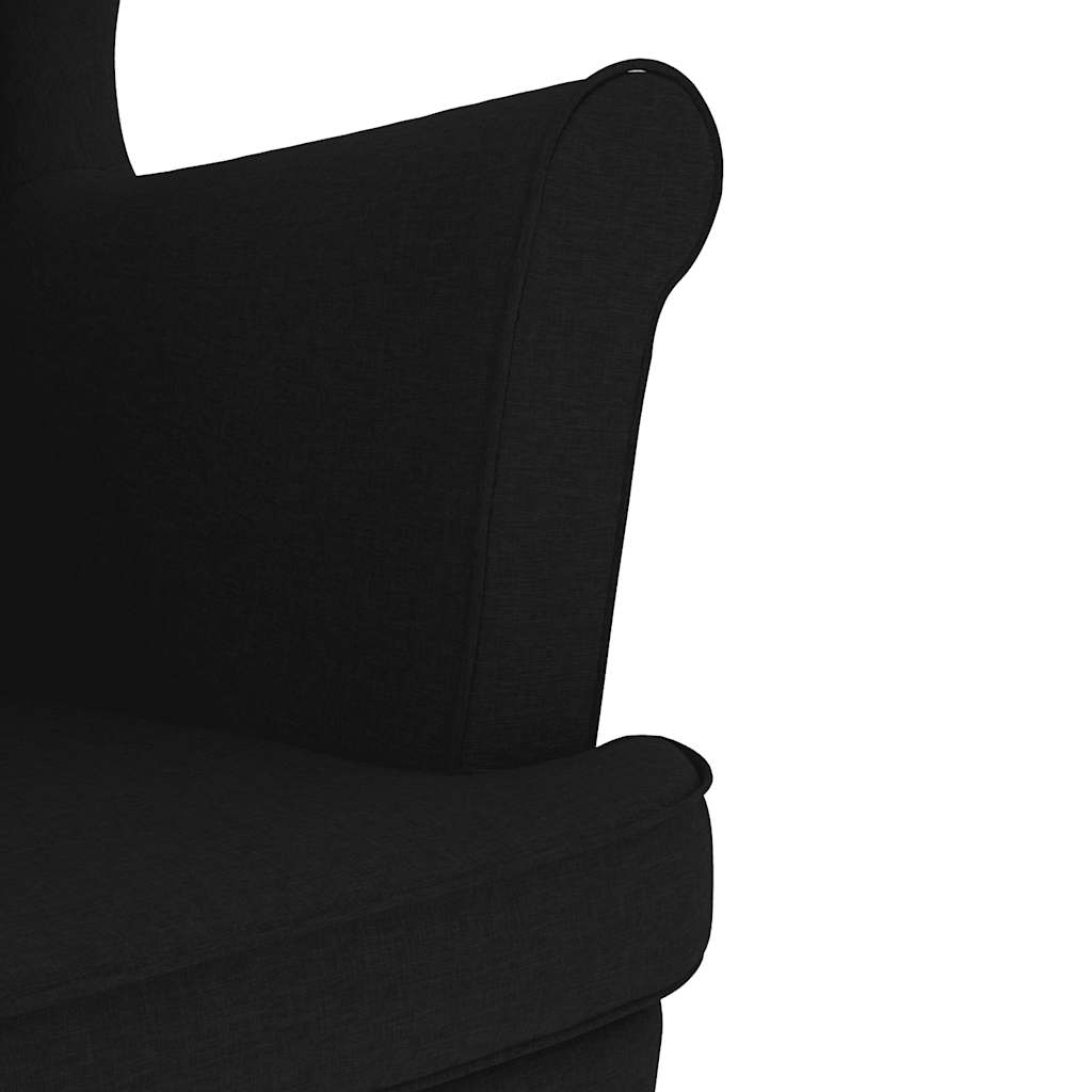 Armchair Black 74x84x100 cm Fabric