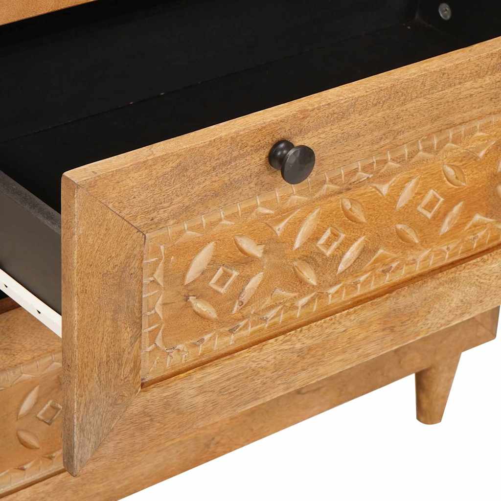 Sideboard 3 pcs 180 x 33.5 x 75 cm Solid mango wood Brown