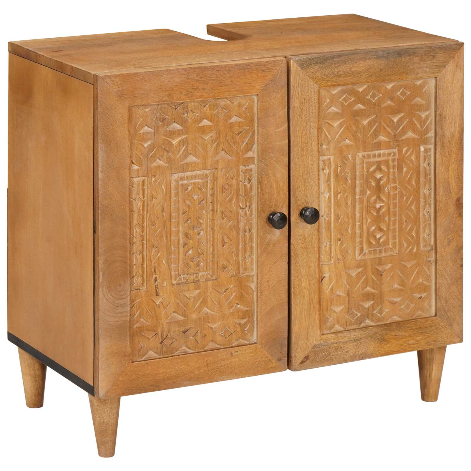 Bathroom Furniture Set 2 pcs Brown Engineered Wood