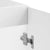 Sink Base Cabinet Kalmar White 80x46x81.5 cm Engineered Wood