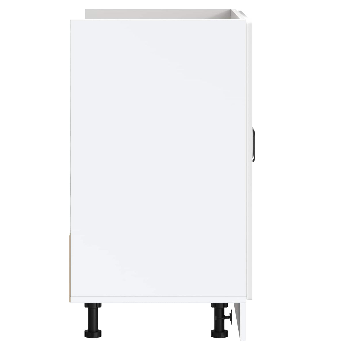 Sink Base Cabinet "Kalmar" High Gloss White 80x46x81.5 cm
