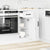 Kitchen Base Cabinet Kalmar White Engineered Wood