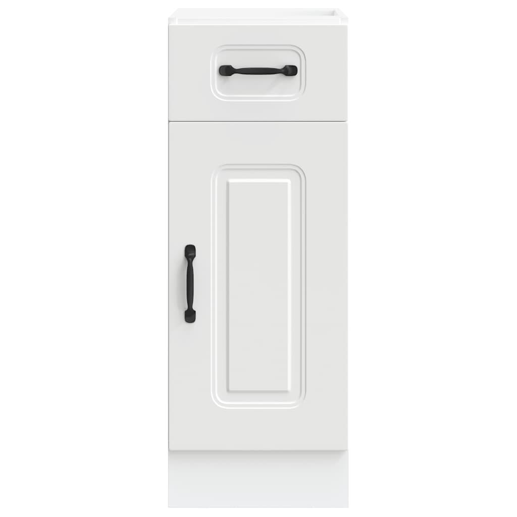 Kitchen Base Cabinet Kalmar White Engineered Wood