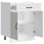 Kitchen Base Cabinet Kalmar White Engineered Wood