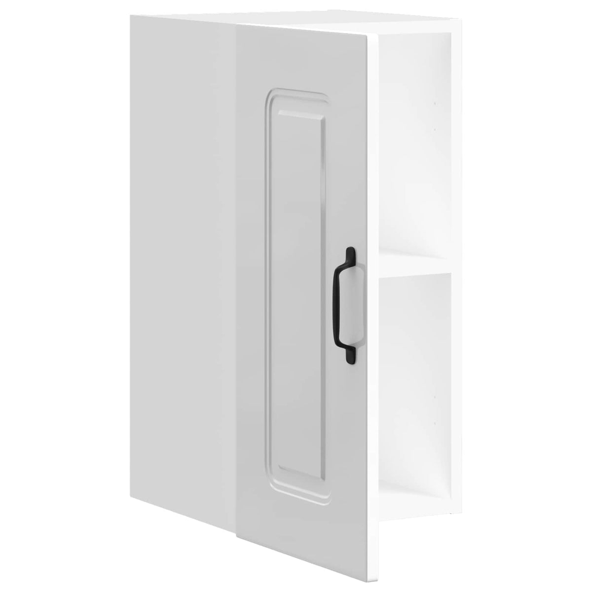 Kitchen Wall Cabinet "Kalmar" High Gloss White Engineered Wood