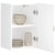 Kitchen Wall Cabinet Kalmar White Engineered Wood