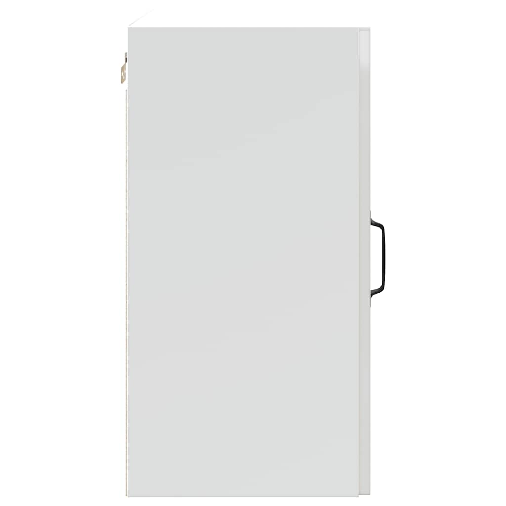 Kitchen Wall Cabinet "Kalmar" High Gloss White Engineered Wood
