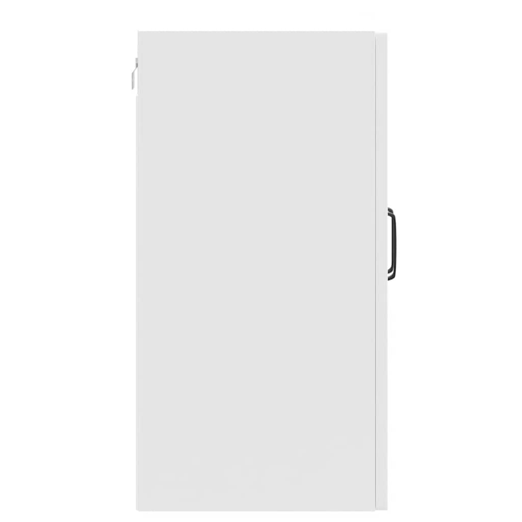Kitchen Wall Cabinet "Kalmar" High Gloss White Engineered Wood