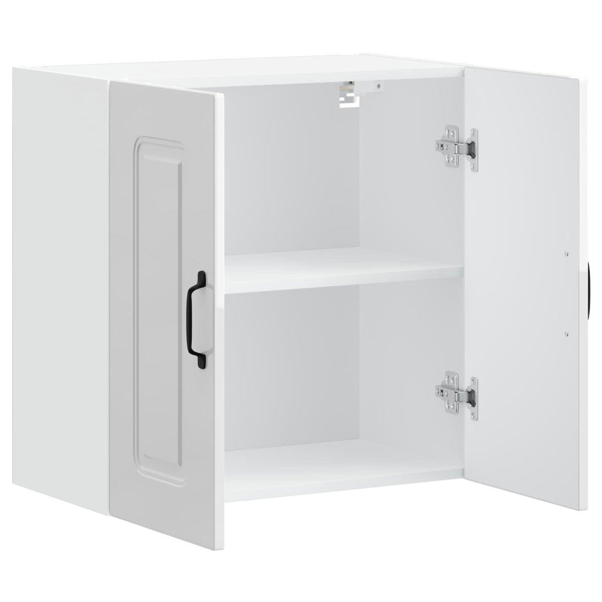 Kitchen Wall Cabinet "Kalmar" High Gloss White Engineered Wood