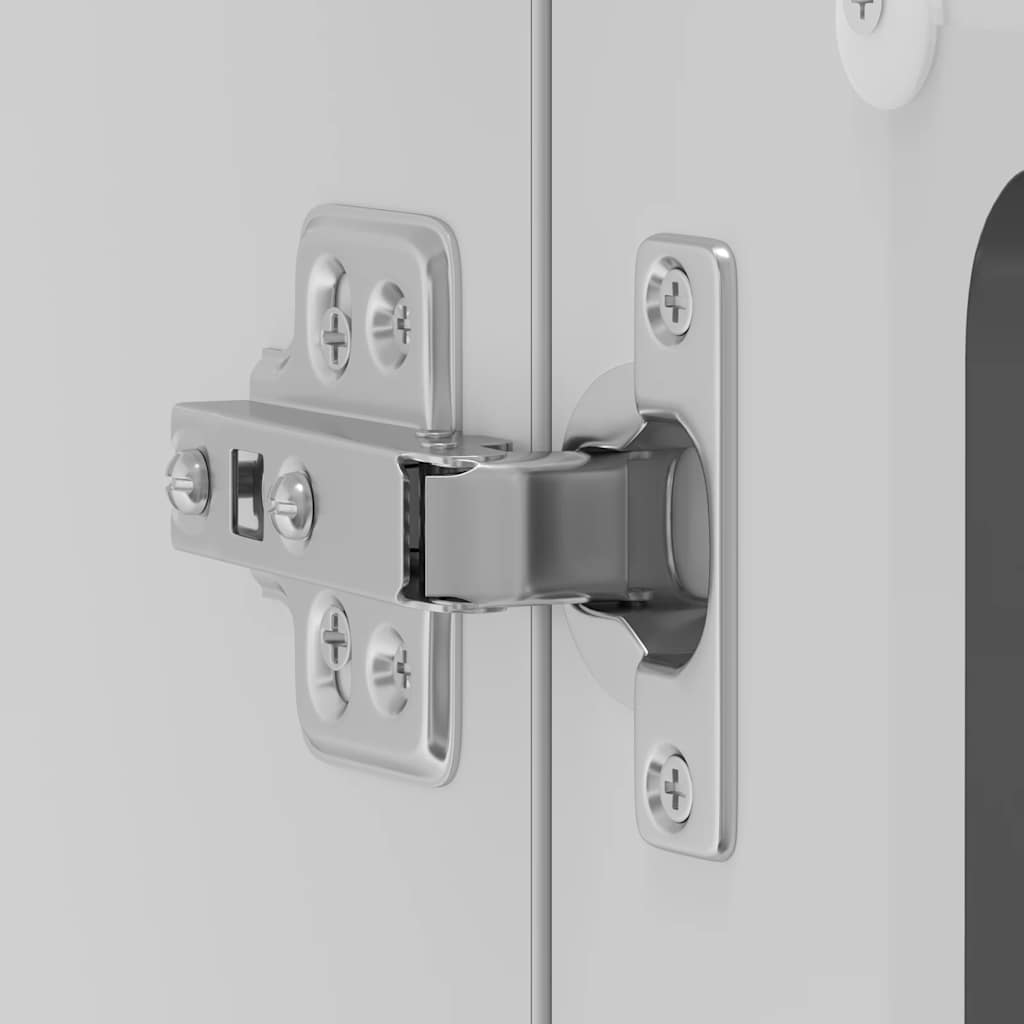 Kitchen Wall Cabinet with Glass Door "Kalmar" Black Engineered Wood