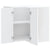 Kitchen Wall Corner Cabinet Kalmar White Engineered Wood