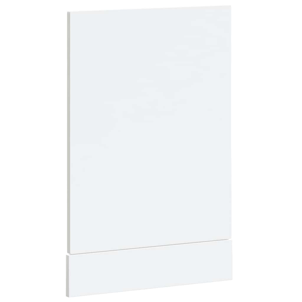 Dishwasher Panel "Kalmar" High Gloss White 45x1,5x67 cm Engineered Wood