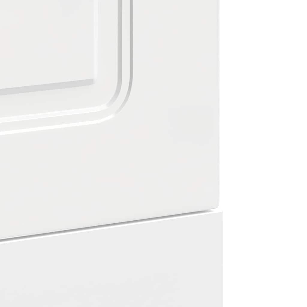 Dishwasher Panel "Kalmar" High Gloss White 45x1,5x67 cm Engineered Wood