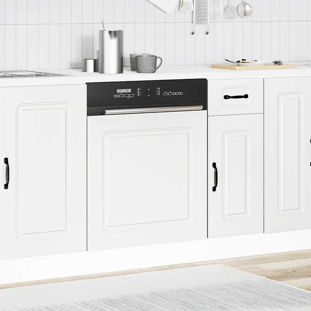 Dishwasher Panel Kalmar White 60x1.5x67 cm Engineered Wood