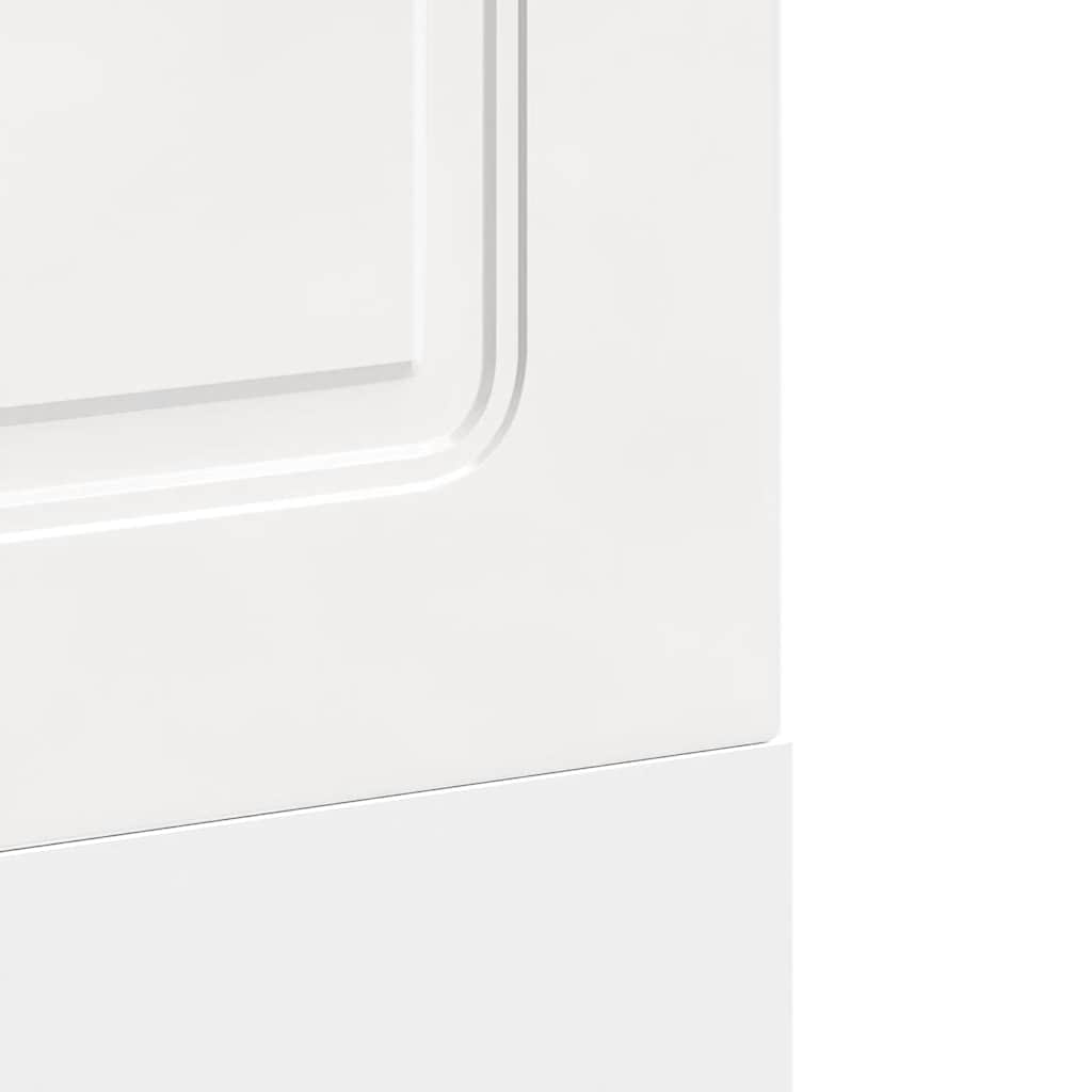 Dishwasher Panel "Kalmar" High Gloss White 60x1,5x67 cm Engineered Wood