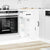 Kitchen Base Cabinet Lucca White Engineered Wood