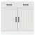 Kitchen Base Cabinet Lucca White Engineered Wood