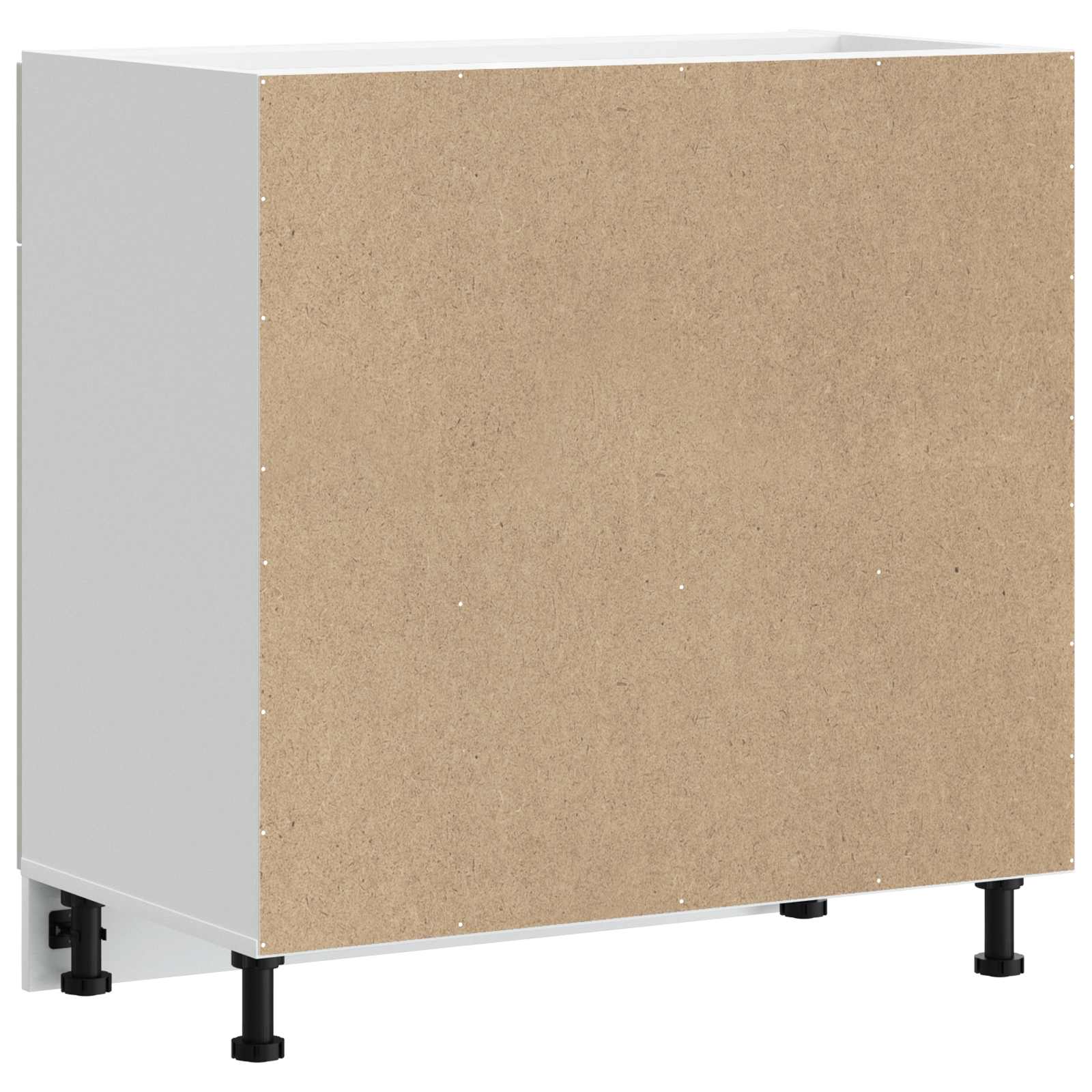 Kitchen Base Cabinet Lucca White Engineered Wood