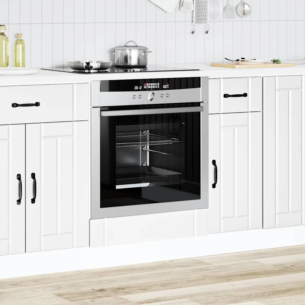 Oven Cabinet Lucca White Engineered Wood