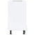 Oven Cabinet "Lucca" High Gloss White Engineered Wood